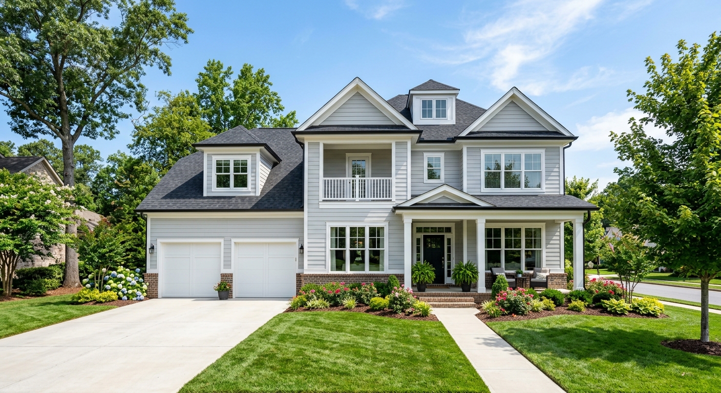 Immaculate full home exterior